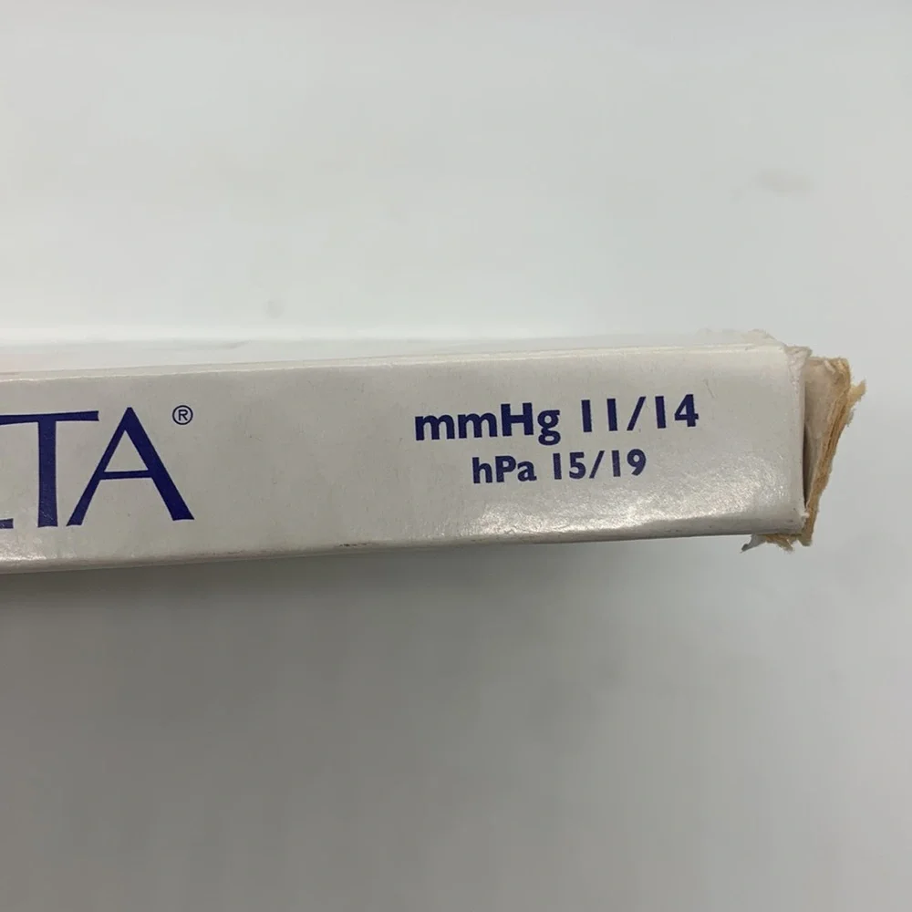 Segreta NIB Very Sheer Support Stockings 3 21 Noisette Thigh High Made in Italy